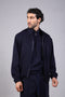 SOLID JACKET ELASTIC — MENS NAVY