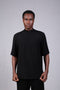 SHARK SHIRT HALF SLEEVES — MENS BLACK
