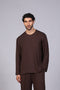 ON CALL TOP FULL SLEEVES — MENS BROWN