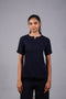 ALIGN SHIRT HALF SLEEVES — WOMENS NAVY