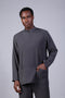 CLASSIC SHIRT FULL SLEEVES — MENS GREY