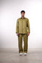 THE CLASSIC LINEN LONG SLEEVES SET — MENS MOSS GREEN