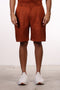 THE LINEN SHORTS — MENS BURNT ORANGE