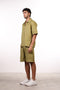 THE SIGNATURE LINEN SET — MENS MOSS GREEN