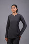 ALIGN SHIRT FULL SLEEVES — WOMENS GREY