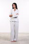 PYJAMA FULL SLEEVES SET — WOMENS CLOUD GREY