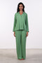PYJAMA FULL SLEEVES SET — WOMENS GREEN