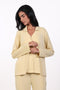 PYJAMA TOP FULL SLEEVES — WOMENS YELLOW