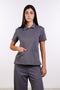 THE FORM SCRUB SHIRT — WOMENS GREY