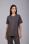 ON CALL TOP HALF SLEEVES — WOMENS GREY