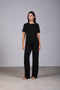 ON CALL HALF SLEEVES SET — WOMENS BLACK