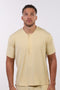 PYJAMA TOP HALF SLEEVES — MENS YELLOW