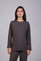 ON CALL TOP FULL SLEEVES — WOMENS GREY