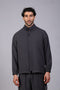 SOLID JACKET — MENS GREY