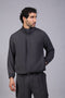 SOLID JACKET ELASTIC — MENS GREY