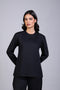 FLEX SHIRT FULL SLEEVES — WOMENS BLACK