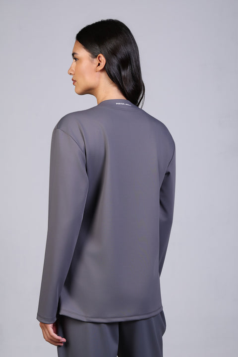 FLEX SHIRT FULL SLEEVES — WOMENS GREY