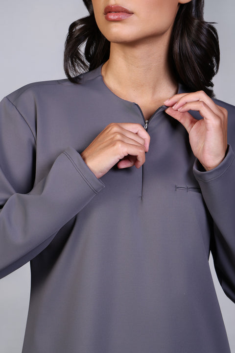 FLEX SHIRT FULL SLEEVES — WOMENS GREY