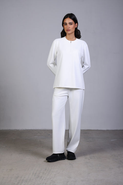 FLEX SHIRT FULL SLEEVES — WOMENS WHITE
