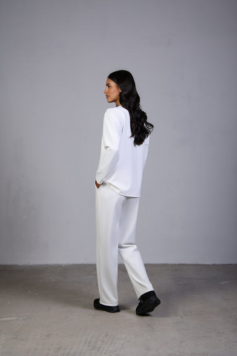 FLEX SHIRT FULL SLEEVES — WOMENS WHITE