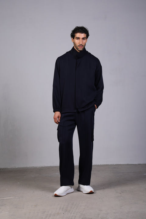 SOLID JACKET — MENS NAVY