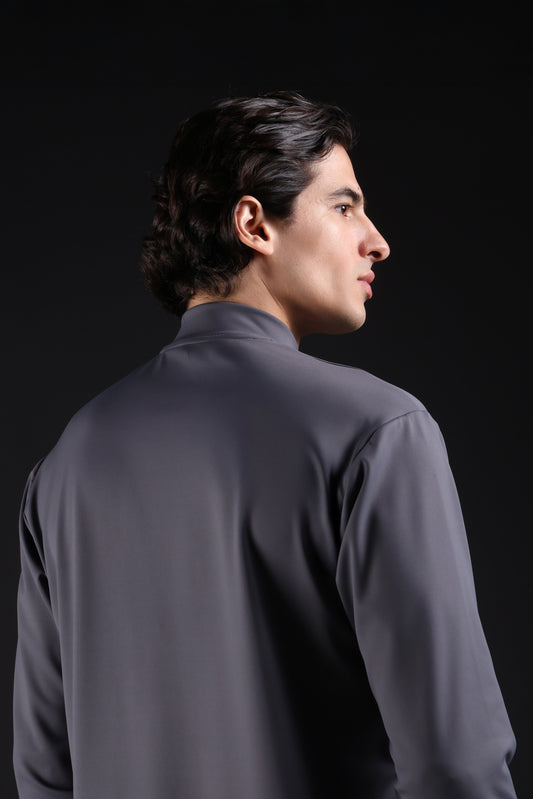 FLEX SHIRT FULL SLEEVE — IN GREY