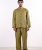 THE JAPANESE LINEN SET — MENS MOSS GREEN