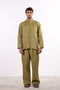 THE JAPANESE LINEN SET — MENS MOSS GREEN
