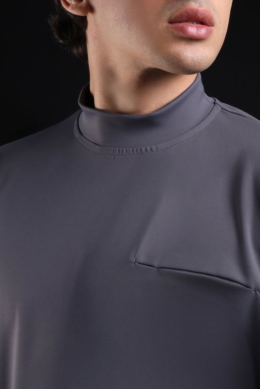FLEX SHIRT FULL SLEEVE — IN GREY