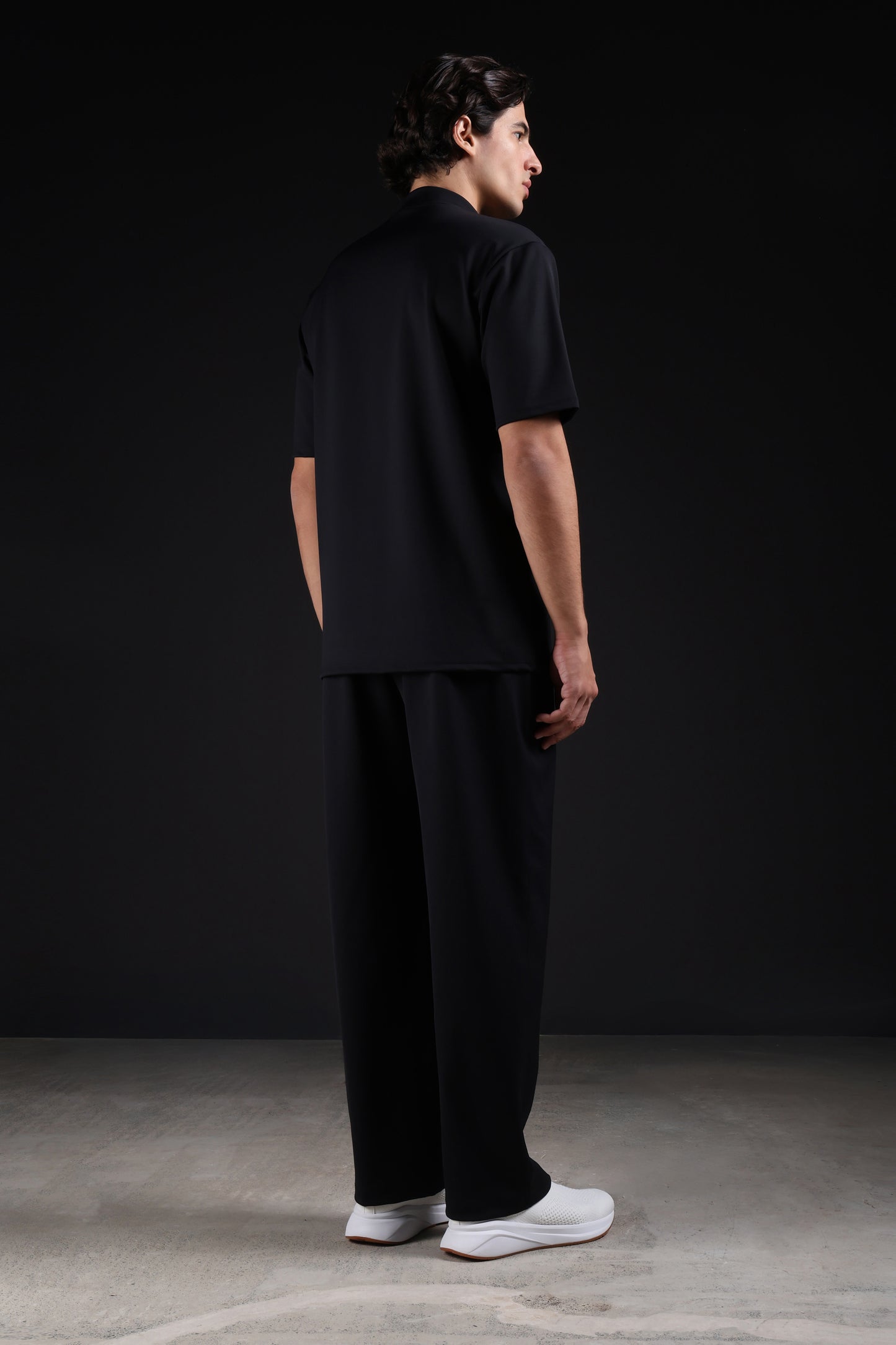 FLEX SHIRT HALF SLEEVE — IN BLACK