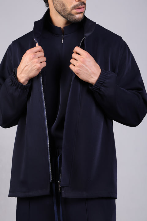 SOLID JACKET — MENS NAVY