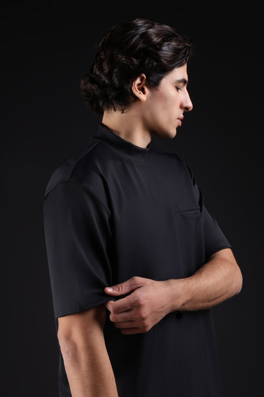 FLEX SHIRT HALF SLEEVE — IN BLACK