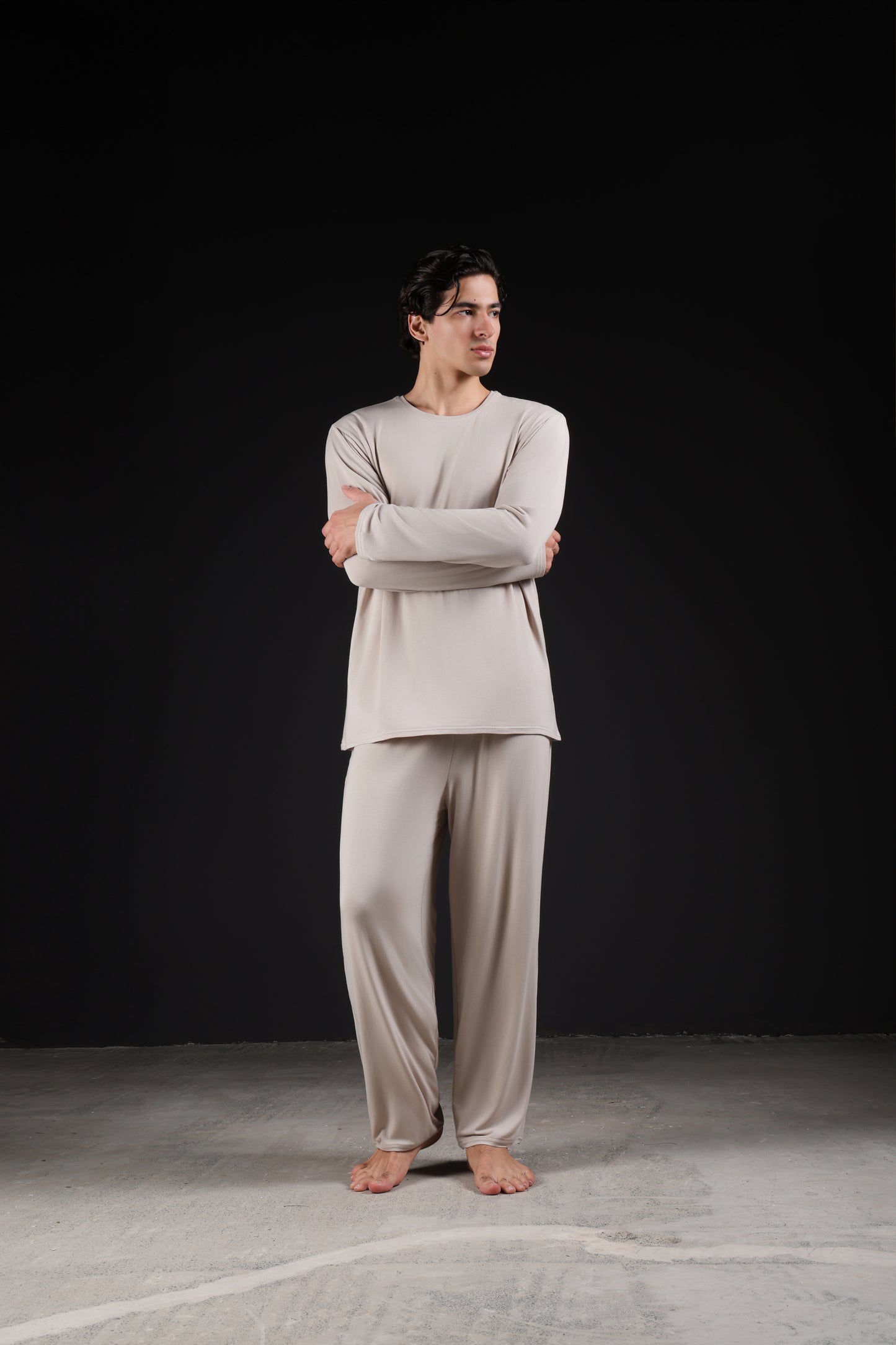 ON CALL PANTS — IN TAUPE