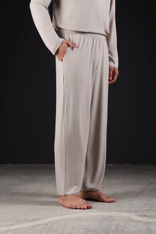 ON CALL PANTS — IN TAUPE