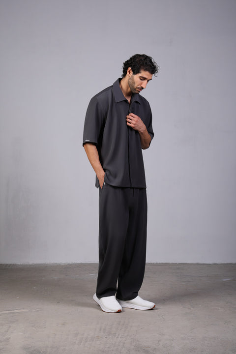 1987 SHIRT HALF SLEEVES SET — GREY