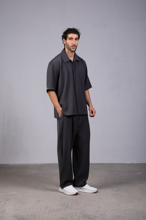 1987 SHIRT HALF SLEEVES SET — GREY