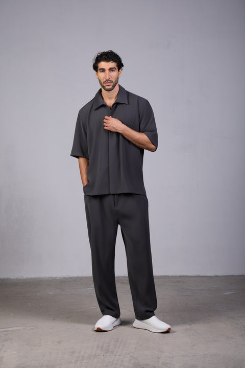 1987 SHIRT HALF SLEEVES — IN GREY