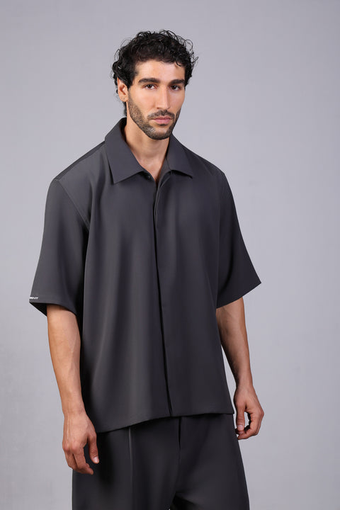 1987 SHIRT HALF SLEEVES — IN GREY