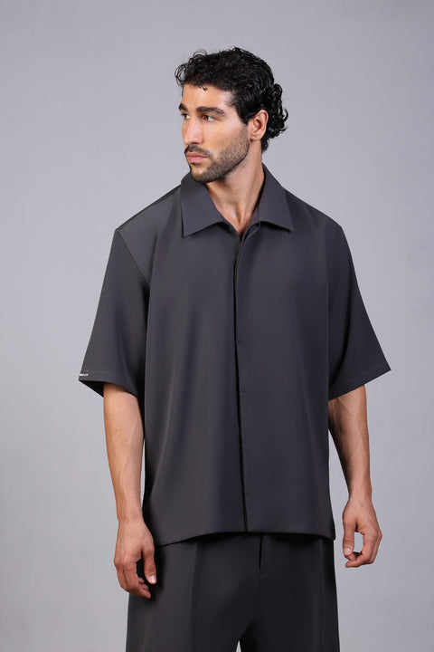 1987 SHIRT HALF SLEEVES — IN GREY