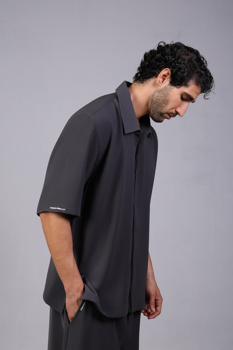 1987 SHIRT HALF SLEEVES SET — GREY