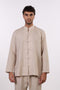 THE JAPANESE LINEN SHIRT  — MENS BEIGE
