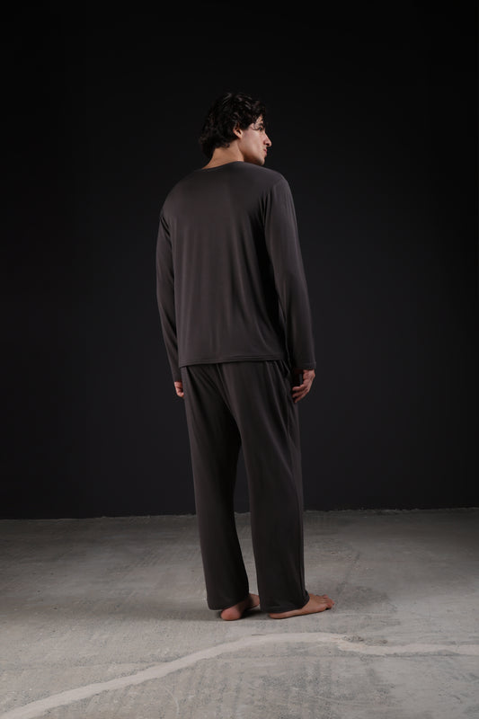 ON CALL TOP FULL SLEEVE — IN GREY