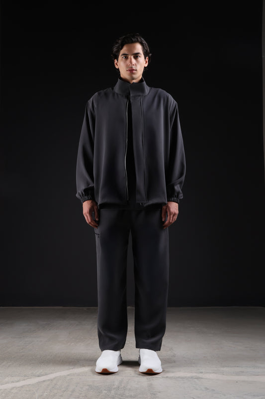 SOLID JACKET — IN GREY