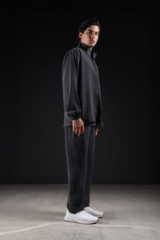 SOLID JACKET — IN GREY