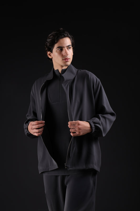 SOLID JACKET — IN GREY