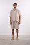 THE SIGNATURE LINEN SET — MENS BEIGE