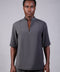 SHARK SHIRT HALF SLEEVES — MENS GREY