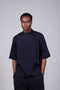 SHARK SHIRT HALF SLEEVES — MENS NAVY