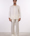 THE CLASSIC LINEN LONG SLEEVE SET  — MENS CREME