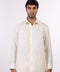 THE CLASSIC LINEN LONG SLEEVE SHIRT  — MENS CREME